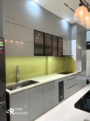 Tủ bếp Acrylic Sora Kitchen