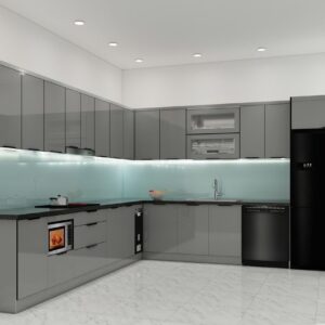 Tủ bếp Cánh Kính Home